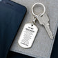 To My Soulmate - Dogtag Keychain