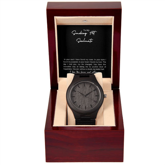Smoking Hot Soulmate Wooden Watch